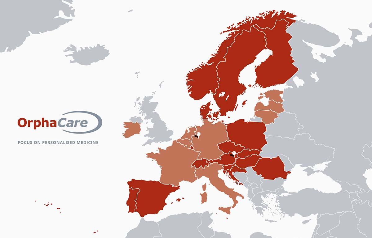 OrphaCare Map - Europe